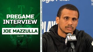 Joe Mazzulla Reacts to Sam Cassell Getting Lakers Coach Interview | Celtics vs Cavs