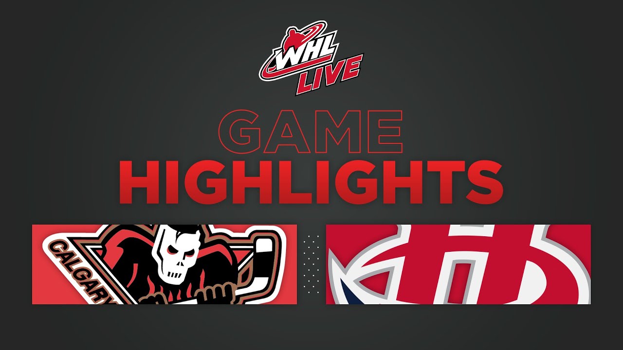 WHL Highlights Hitmen (7) at Hurricanes (2) - December 17, 2022