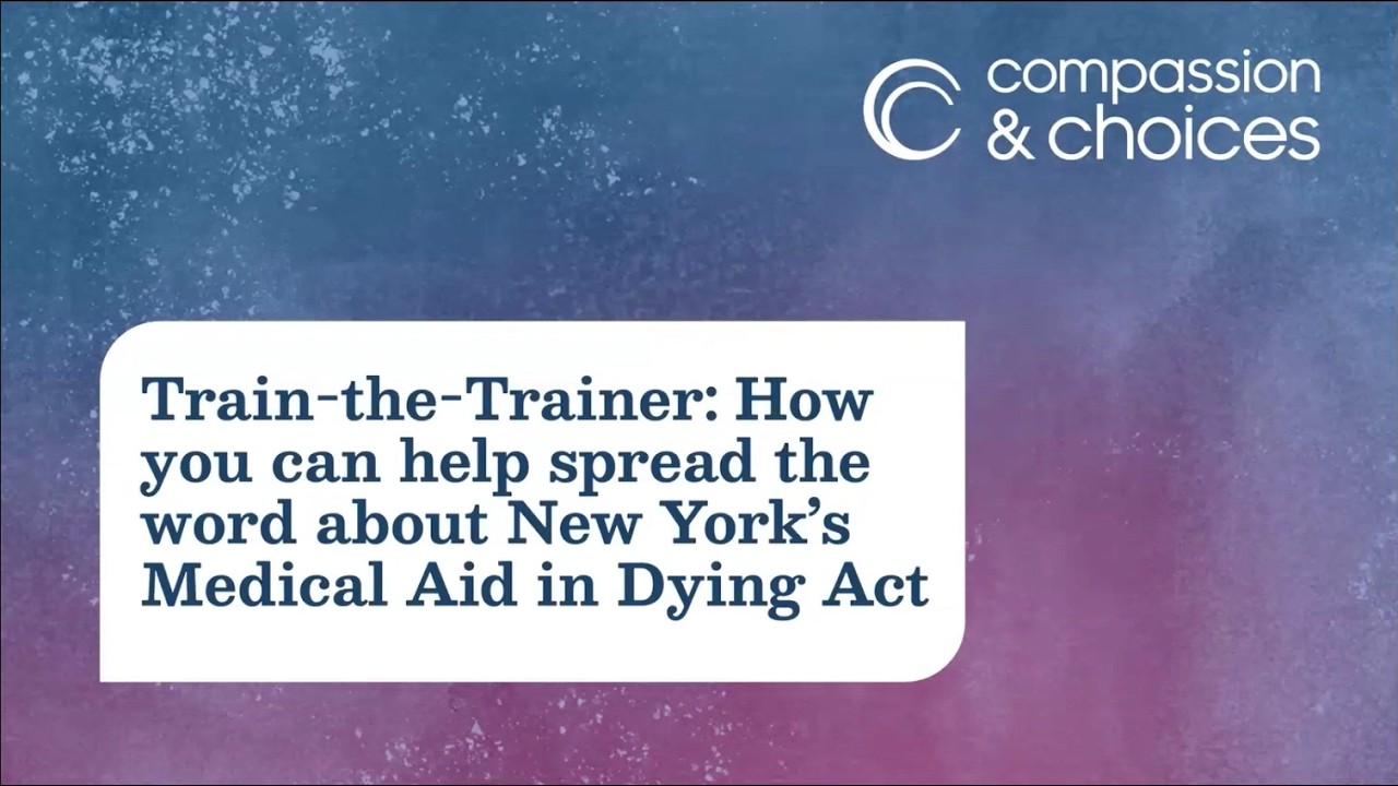 New York Medical Aid-in-Dying Train-the-Trainer