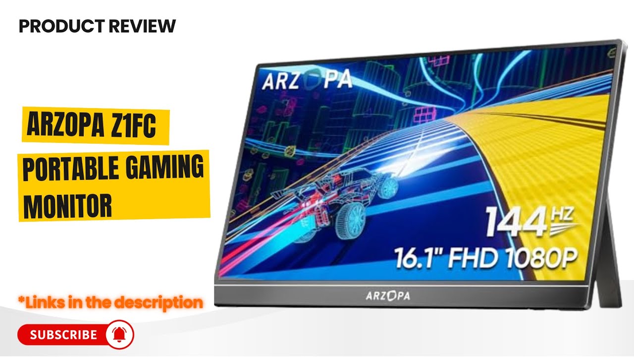 ARZOPA Z1FC Review – The BEST 16.1” 144Hz Portable Gaming Monitor