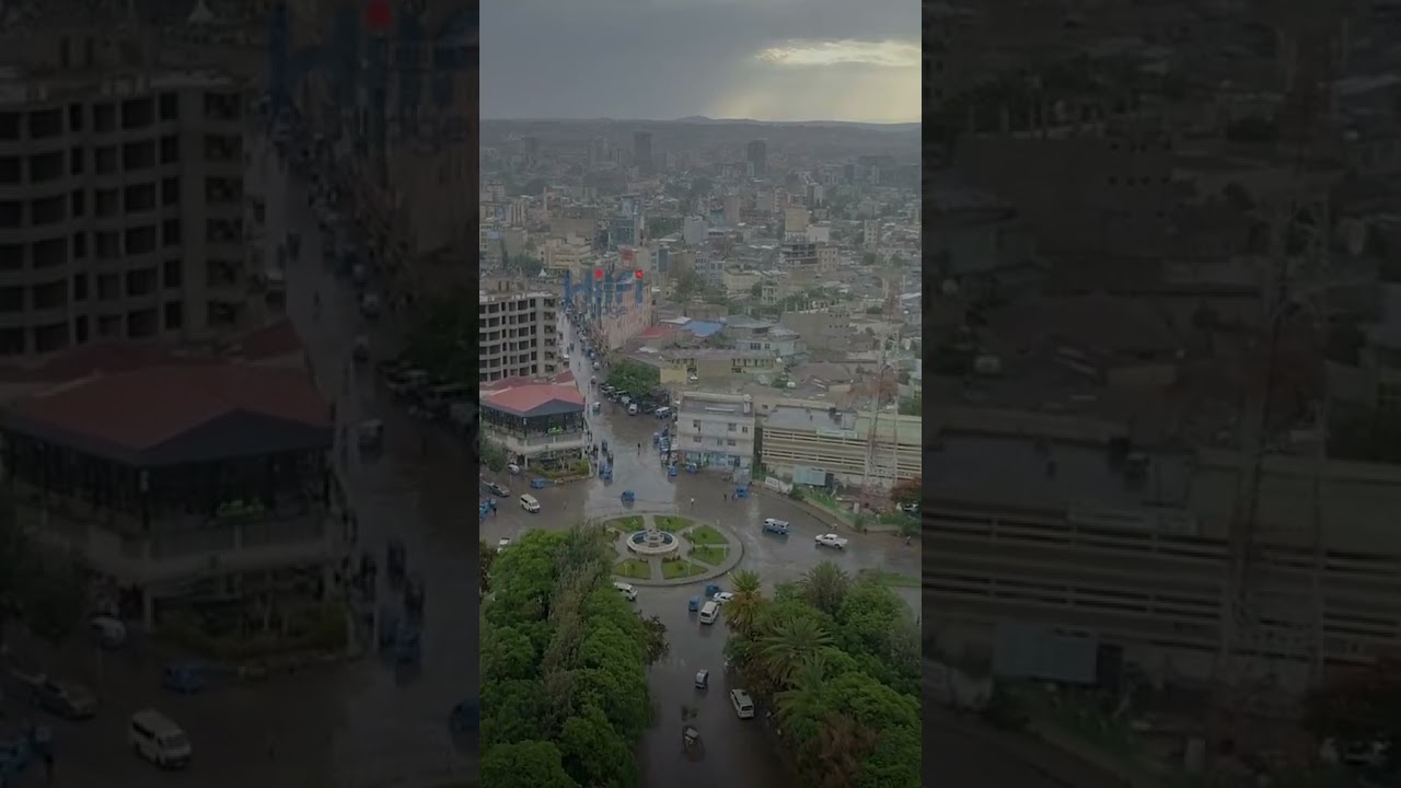 Mekelle, Hawzen Square drone footage 