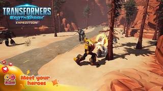 Gear up as brave Bumblebee in TRANSFORMERS: EARTHSPARK - Expedition.