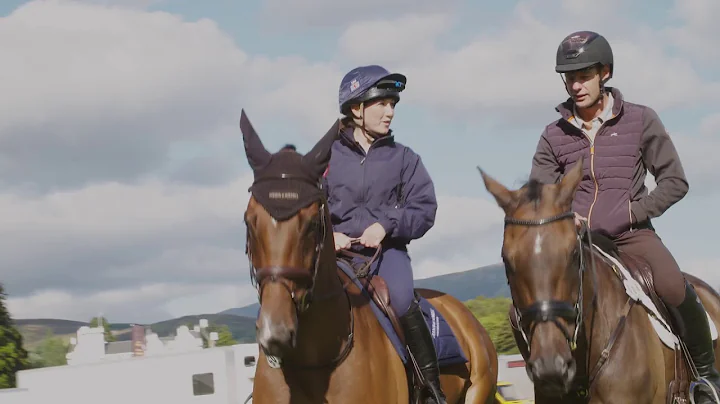 Laura Collet gives Chris Burton some XC riding adv...