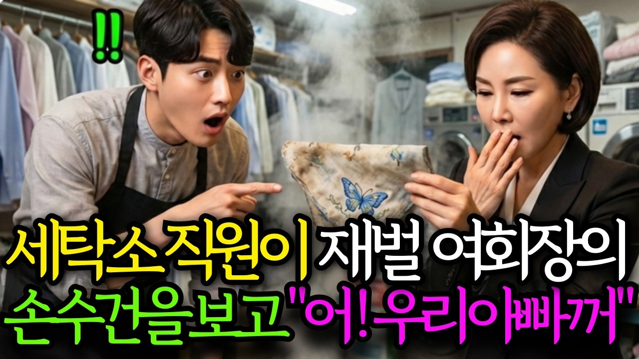 세탁소 직원이 재벌 여회장의 손수건을 보고 