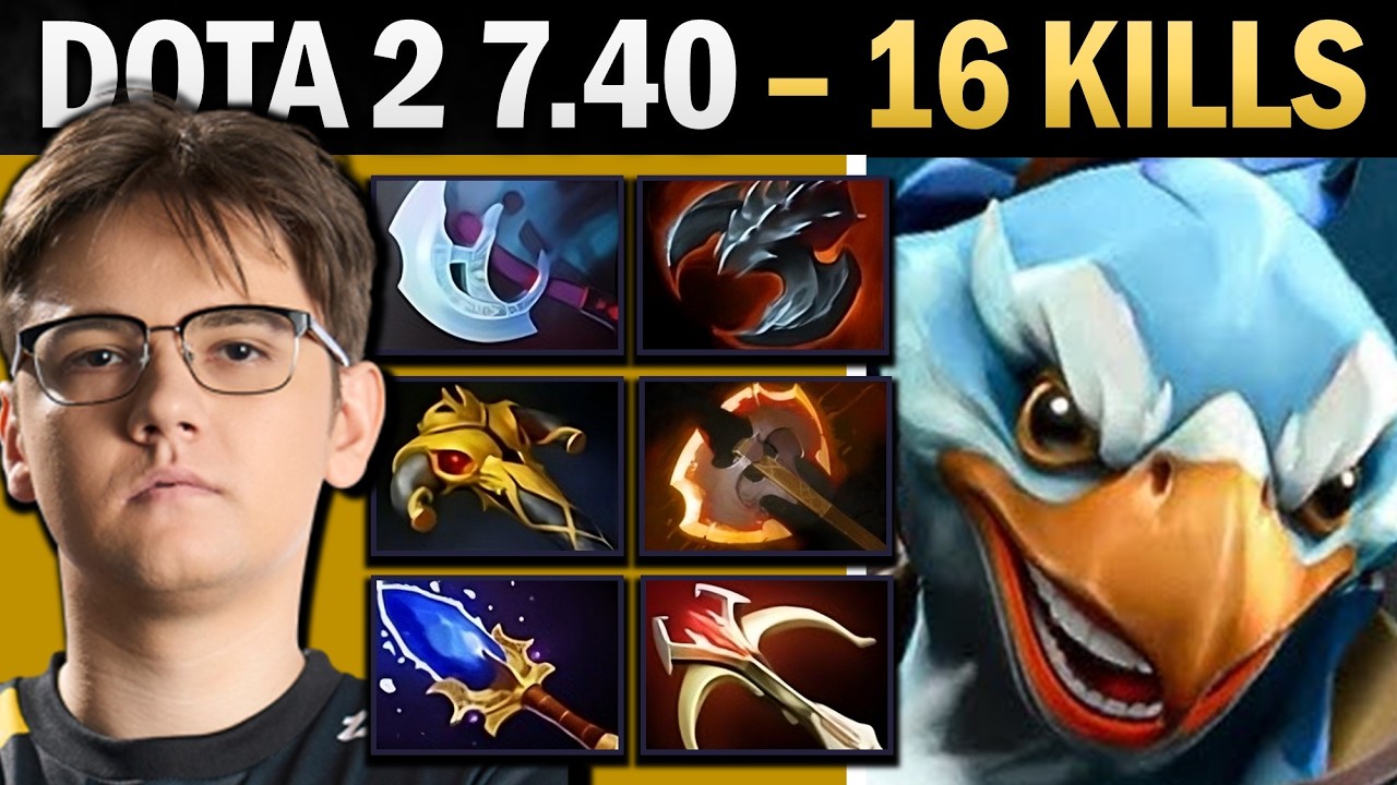 Kez Pro Carry with Battlefury and Satanic - Dota Gameplay