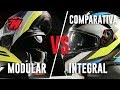 Casco moto INTEGRAL O MODULAR. ¡VENTAJAS Y DESVENTAJAS!