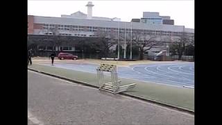 原田直拓さん20170218 ハードル5台50m7秒29フォームと波形