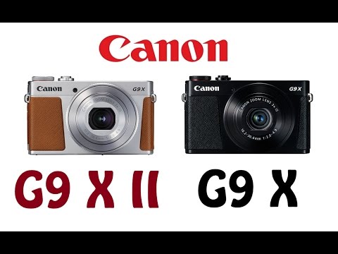 Canon PowerShot G9 X Mark II vs PowerShot G9 X