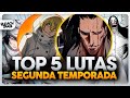 AS LUTAS MAIS ESPERADAS DA SEGUNDA TEMPORADA BLEACH BLOOD WAR !!!
