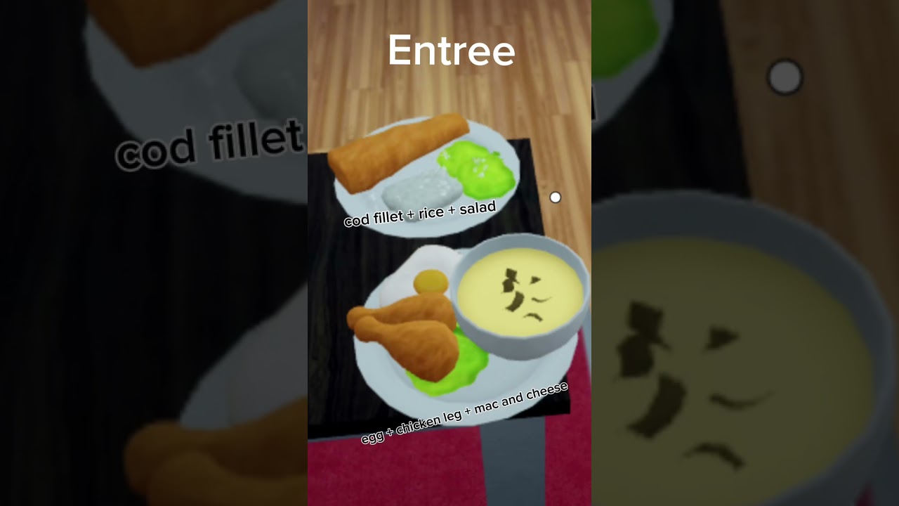 I made a whole meal in Generic cooking game