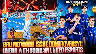 Bru 999 Network Issue Contoversy  Bru Network Problem In Ffws Sea Lan  Ff Esports Controversy
