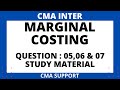 #3 Marginal Costing | Cost Accounting | CMA Inter | CA Inter | Study Material | Introduction | BCOM