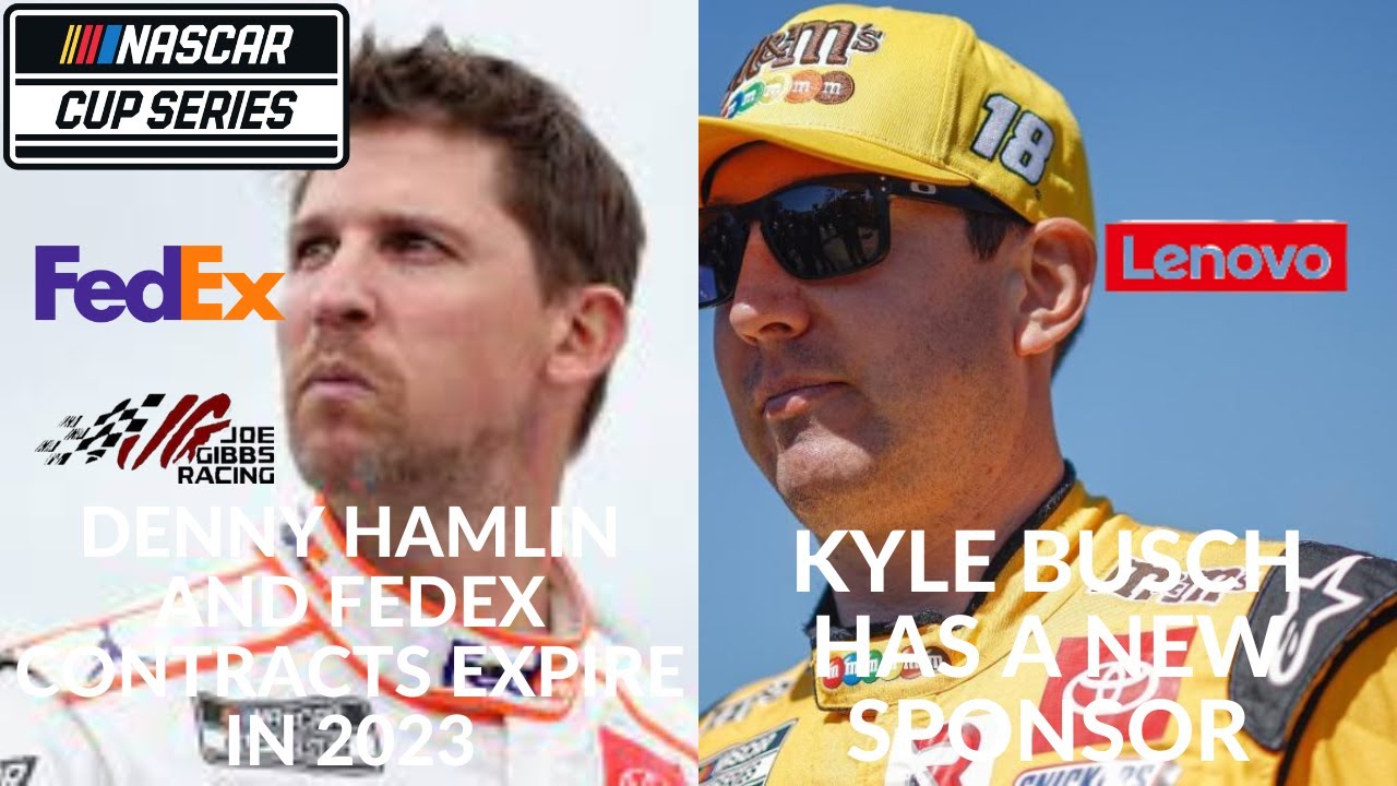 Denny Hamlin And FedEx Contracts Expire In 2023 Kyle Busch Has A New