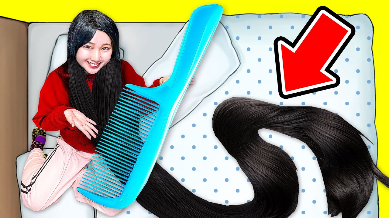 Skirt] Elementary school student with long hair!? What if your