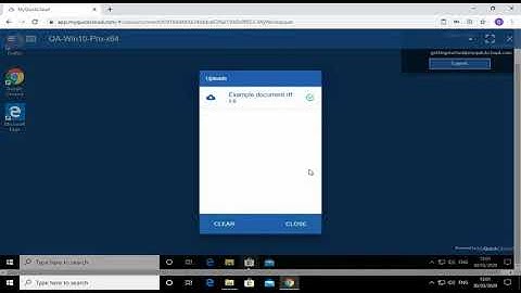 How to transfer files using the MyQuickCloud WebApp