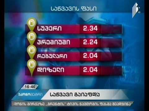 ყველა ტიპის საწვავი 5 თეთრით გაიაფდა