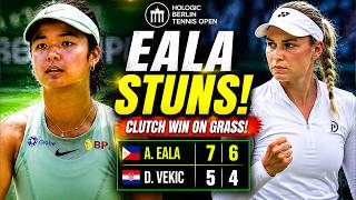 Alex Eala Just Beat Donna Vekic The Queen's Club Champion | 2026 Berlin Round 1