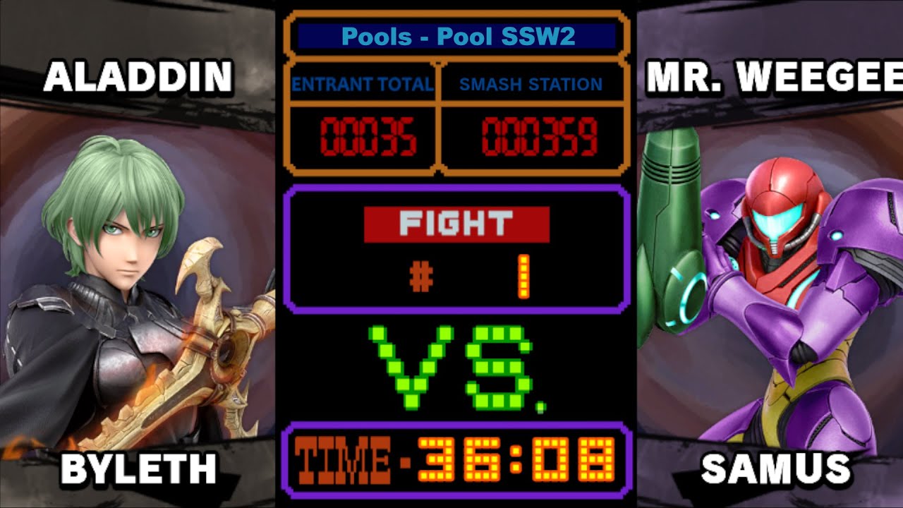 Smash Station: #359 - Aladdin vs Mr. Weegee - Pools - Pool SSW2