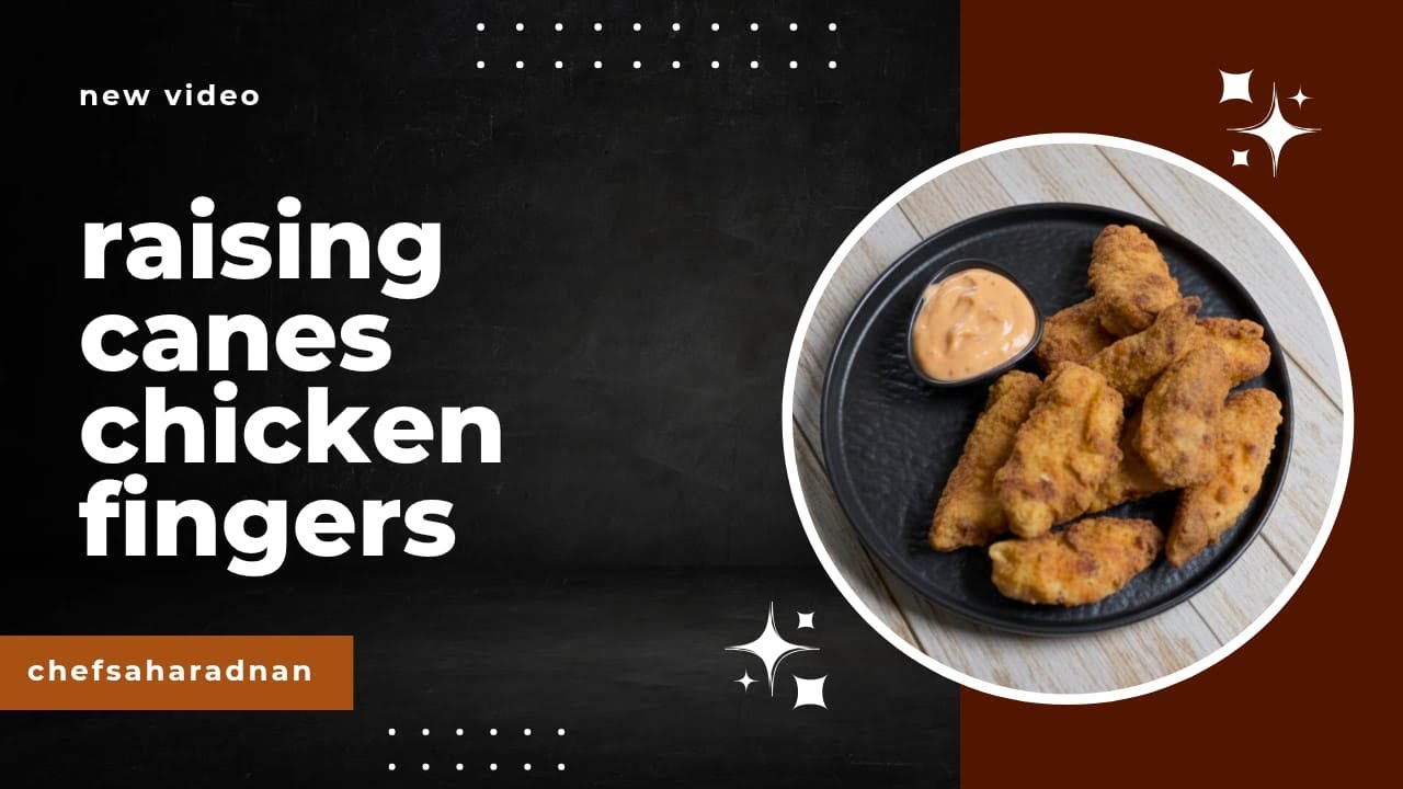 Raising Cane’s Style Chicken Fingers | Crunchy Perfection✨
