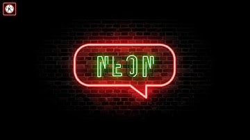 How To Make Neon Intro || Neon Text Animation In Kinemaster - Tutorial