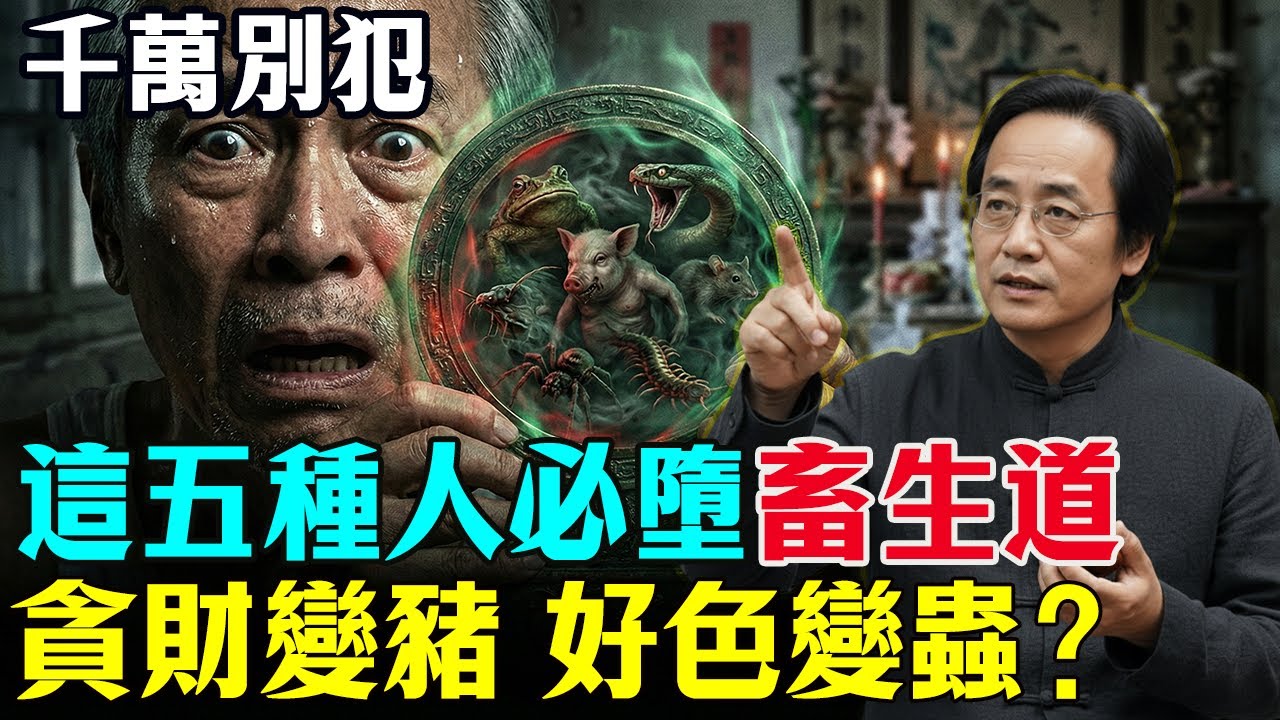 倪海廈：千萬別做這5件事！死後必墮畜生道！尤其是第5種，現代人天天都在犯...  #倪海廈 #命理 #因果報應 #六道輪迴 #風水 #前世今生 #業力 #修行 #心靈暖流 #易經