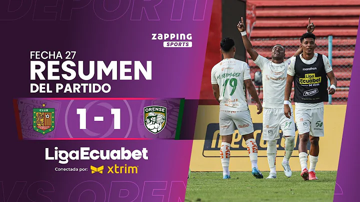 Deportivo Cuenca 1 - 1 Orense SC / Fecha 27 / Liga Ecuabet conectada por Xtrim