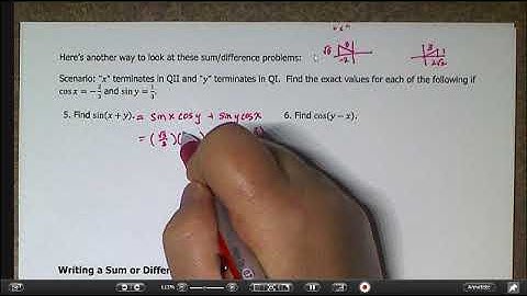 5 2 Sum Difference Putting It All Together VIDEO Part 2