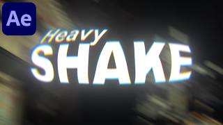 Earthquake SHAKE Effect for Music Videos - After Effects Tutorial