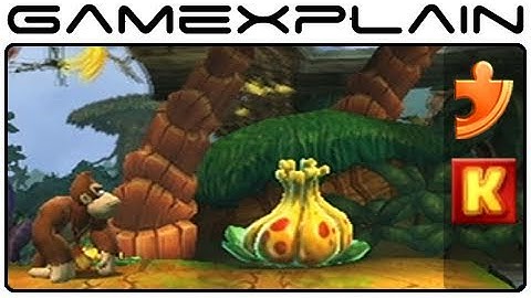 Donkey Kong Country Returns: Jungle Hijinxs 1-1 (Puzzle Pieces, KONG Letters Guide, Walkthrough)