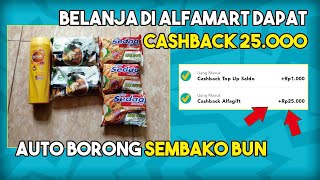 CARA DAPAT CASHBACK 25.000 BELANJA DI APLIKASI ALFAGIFT - Cashback Alfamart Aplikasi Virgo screenshot 1