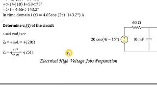 Phasor Algebra (Electrical High Voltage Jobs Preparation)
