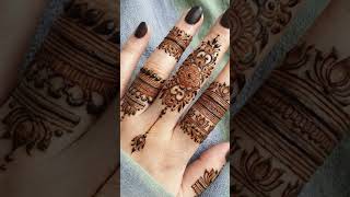 Mehndi design fo finger 🌸🌸