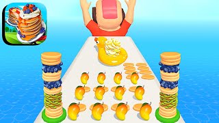 Pancake Run ​- All Levels Gameplay Android,ios (Levels 334-346) screenshot 4