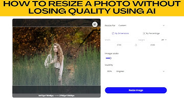 How to Resize a Photo Without Losing Quality Using AI