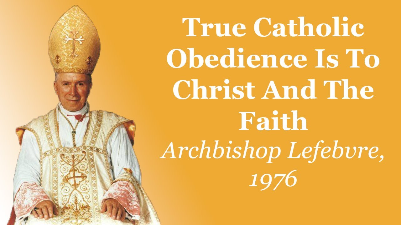 True Catholic Obedience Is To Christ and the Faith