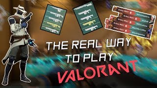 The REAL way to play VALORANT | Full LMG and Shotgun rushes | Cyper gameplay