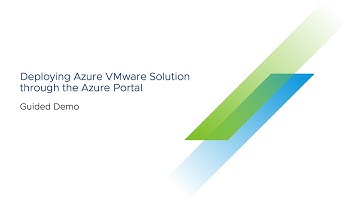 Deploying Azure VMware Solution through the Azure Portal: Guided Demo