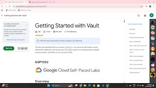Information [NEW2025] Getting Started with Vault || #GSP1003 || #qwiklabs || #googlecloudarcade Update