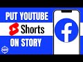 How To Put YouTube Shorts on Facebook Story Mp3 Song