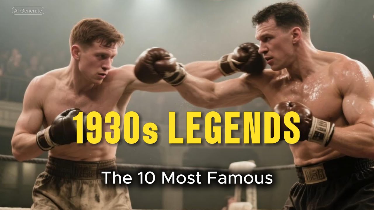 До Али и Тайсона: Легенды, определившие бокс 1930-х годов.
