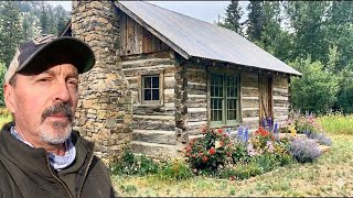 Rustic Log Cabin Shell, Barn Project, AI Visualization