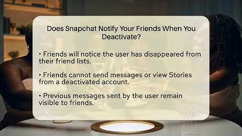Does Snapchat Notify Your Friends When You Deactivate? - Everyday-Networking