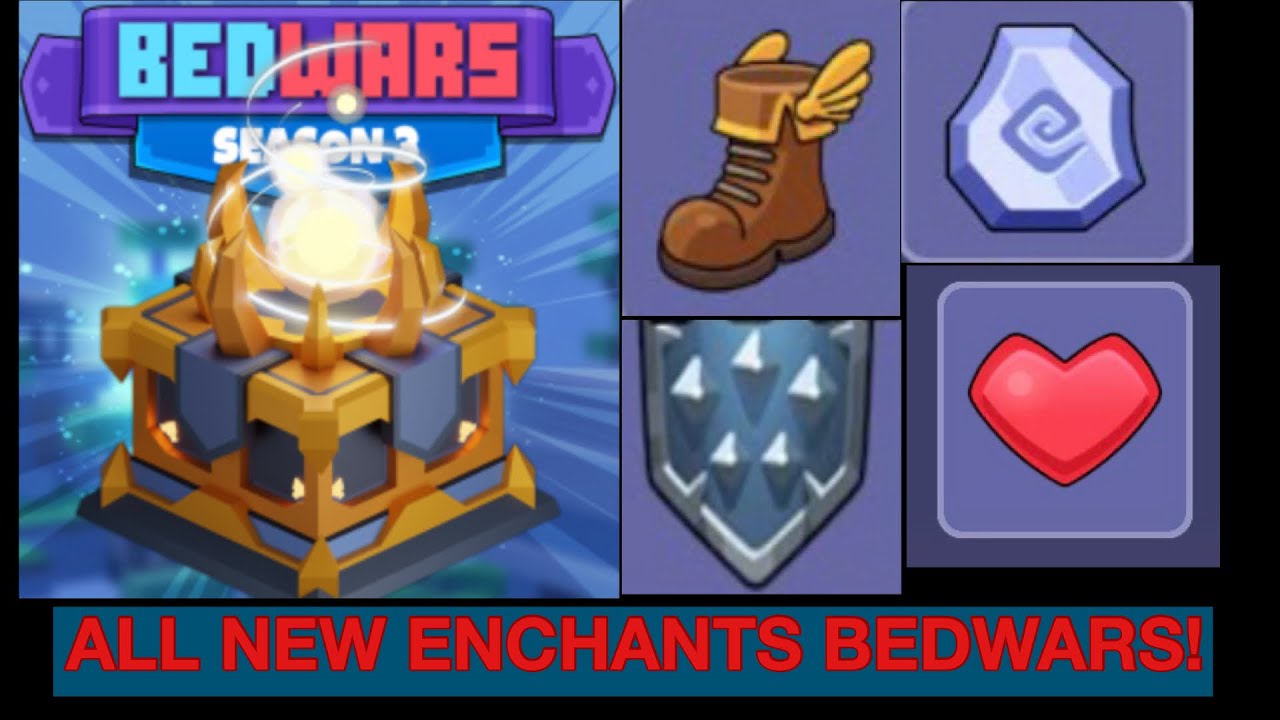 ALL THE NEW ENCHANTS IN ROBLOX BEDWARS! - YouTube