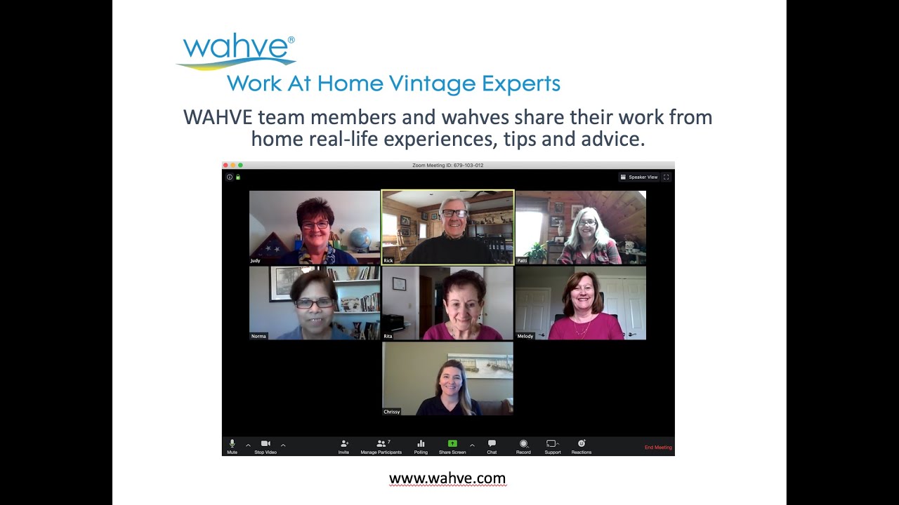 WAHVE team members and wahves share their work from home real-life experiences, tips and advice.