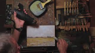 Encaustic Landscape Painting Time Lapse #8