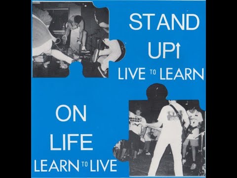 Stand Up — Stand Up / On Life – Live To Learn Learn To Live Split 7" EP