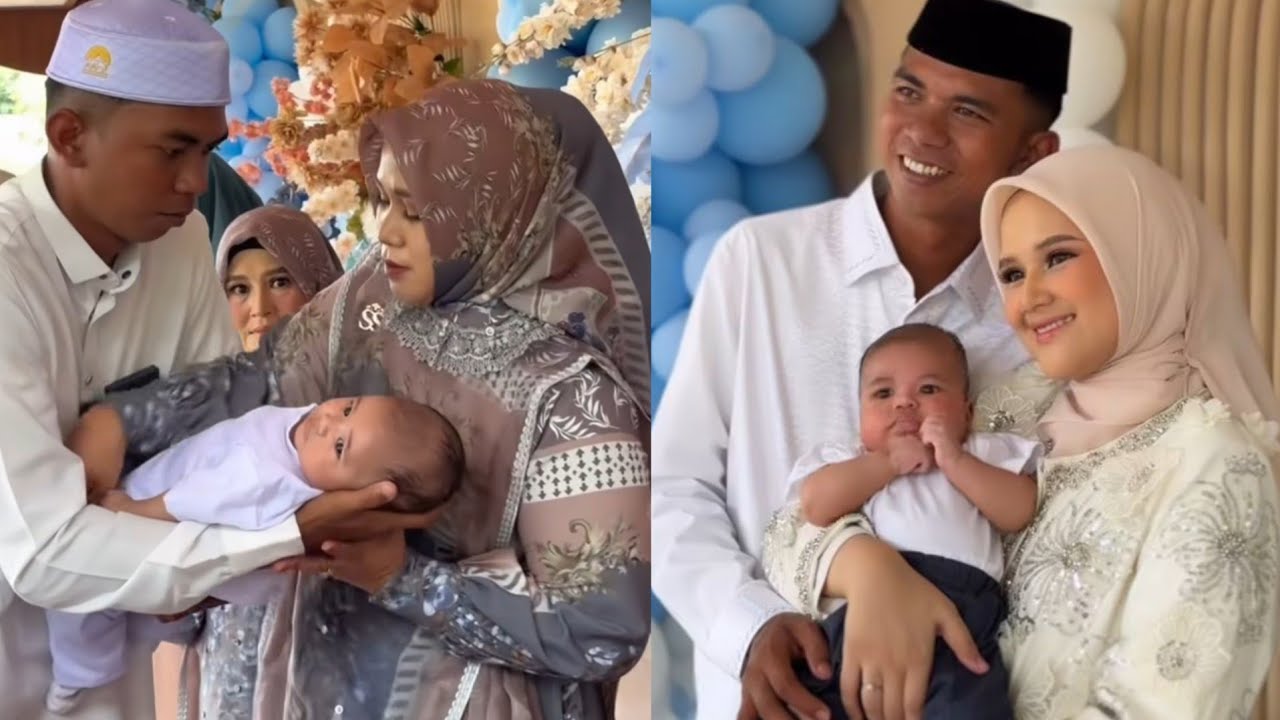 Acara Tasyukuran Aqikah Anak Pertama Nia Lida Dan Agung Semoga Jadi Anak Yang Sholeh 