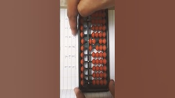 6 questions solved for add friend (+9) on Abacus tool in English #sanvi574 #youtubeshorts #abacus