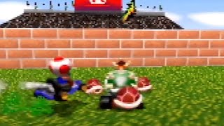 Mario Kart 64 - Mario Raceway SC 150cc lap (2P GP) - 5.92 [WR]