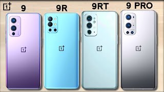 #OnePlus9series | 9RT VS OnePlus 9R VS OnePlus 9 VS OnePlus 9 Pro | Full Comparison